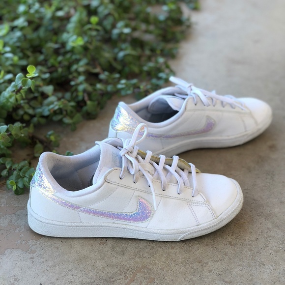 nike white holographic